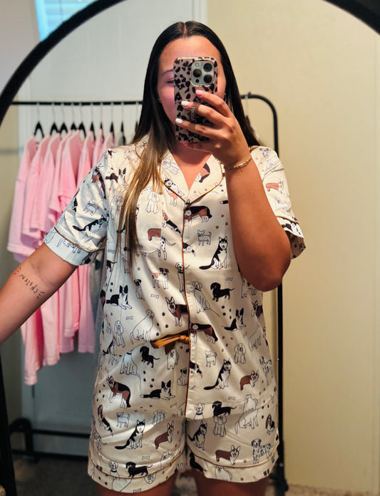Dog Tired Pajama Set