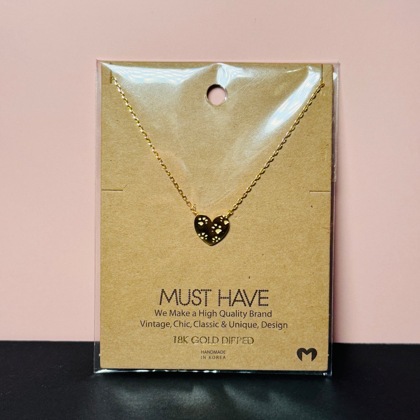 Paw Heart Necklace