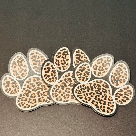 Cheetah Paw Sticker