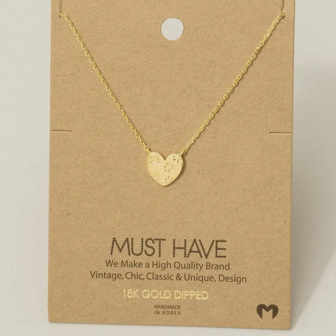Paw Heart Necklace