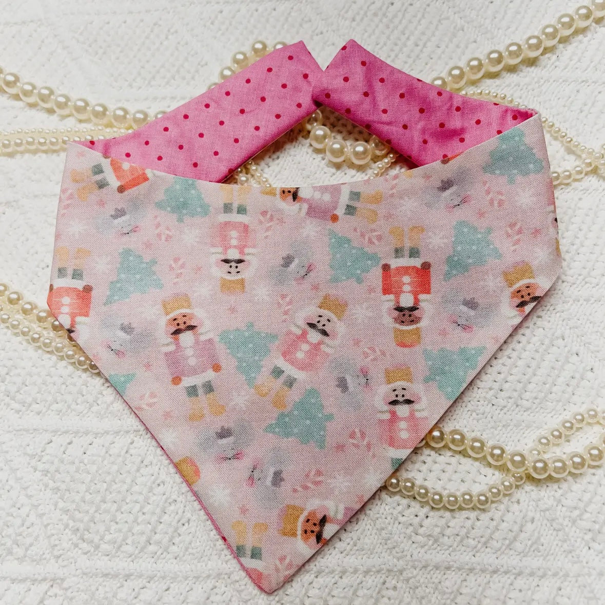 Pink Nutcracker- Reversible bandana 1 LEFT!