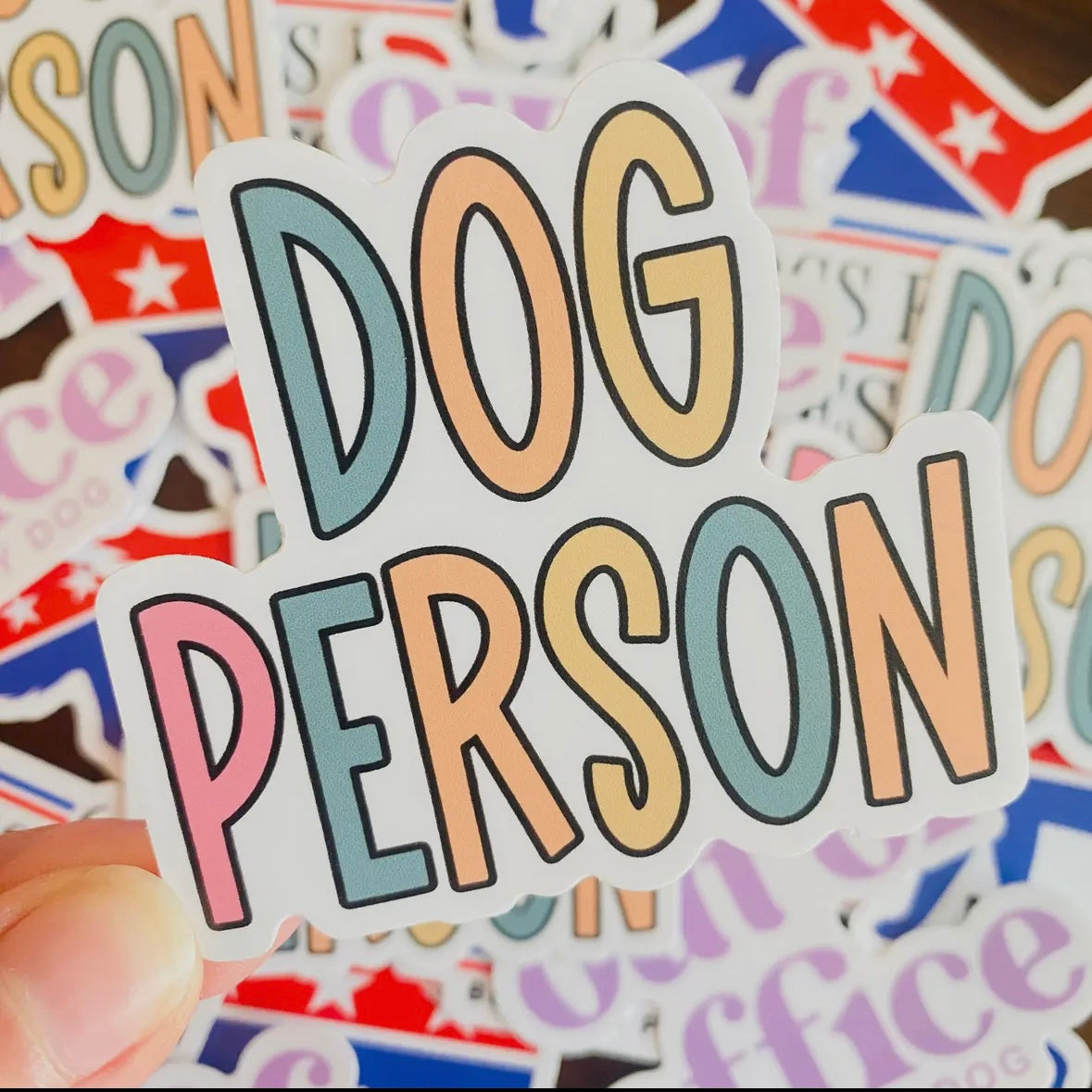 Dog Person Sticker