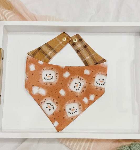 Hot Cocoa- Reversible Bandana 1 LEFT!
