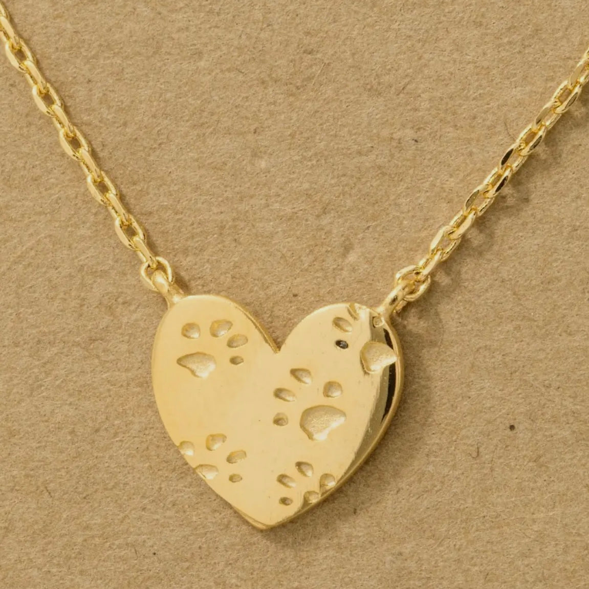 Paw Heart Necklace