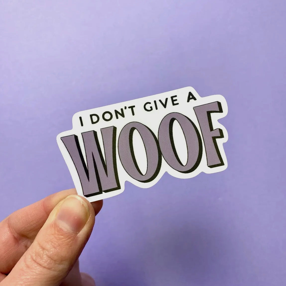 I Don’t Give a Woof Sticker